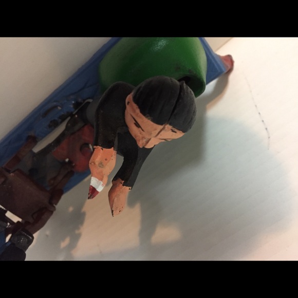 Vintage Cast Iron Dentist Patient Mechanical Toy - Picture 5 of 7